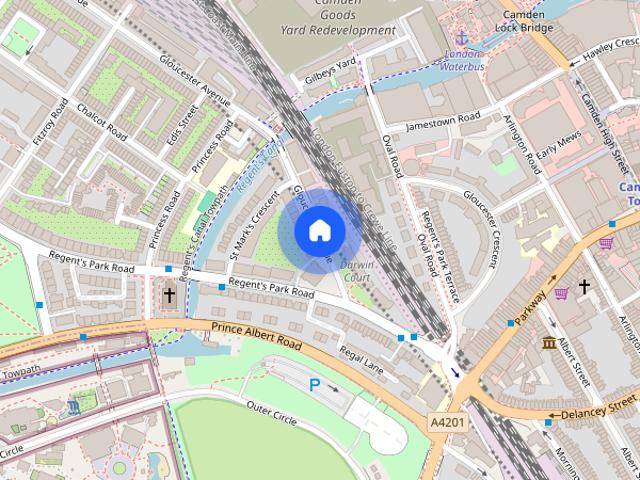 Apartment for rent in Chalk Farm, Primrose Hill