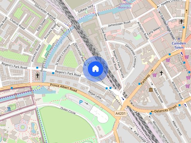 Apartment for rent in Primrose Hill, Greater London