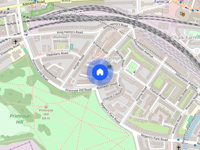 House for rent in Chalk Farm, Primrose Hill