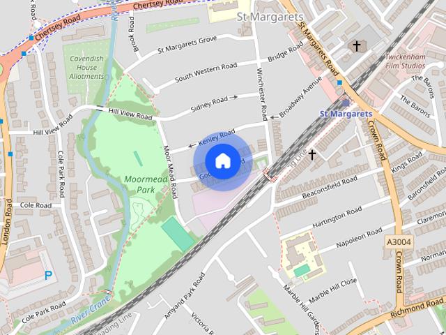 Apartment for rent in St Margarets, Greater London