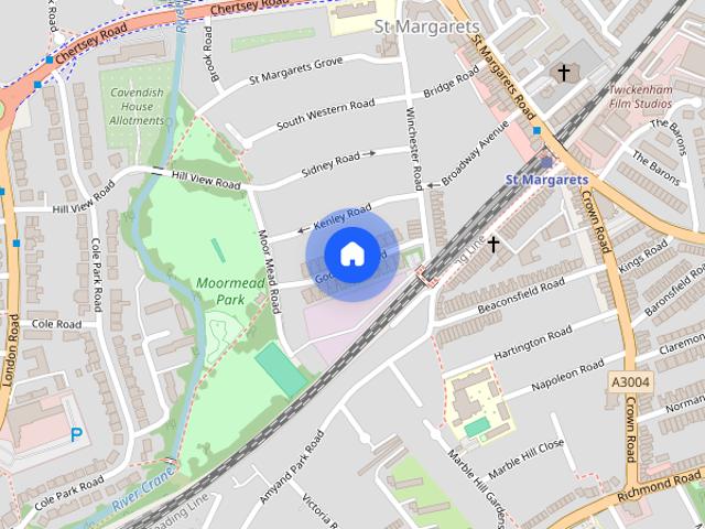 House for rent in St Margarets, Greater London