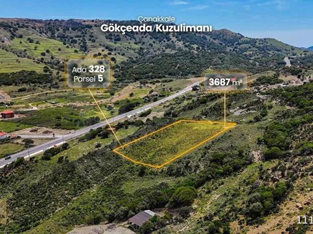 Kuzulimanı, Gökçeada içerisinde satılık Arsa