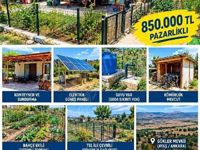 Gökler, Ayaş içerisinde satılık mülk