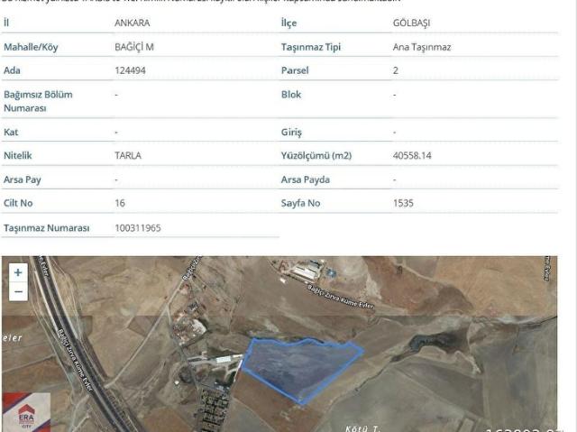 Gölbaşi, Ankara içerisinde satılık Arsa