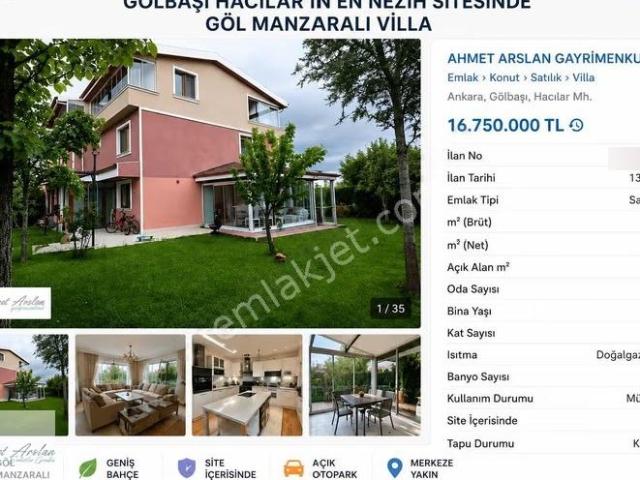 Gölbaşi, Ankara içerisinde satılık Villa
