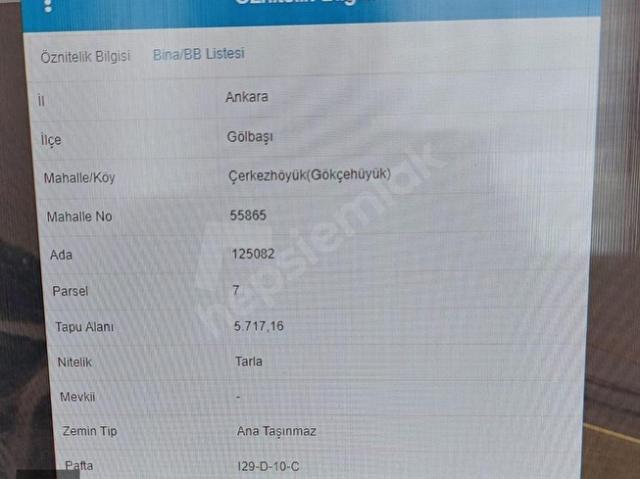 Gölbaşi, Ankara içerisinde satılık Arsa