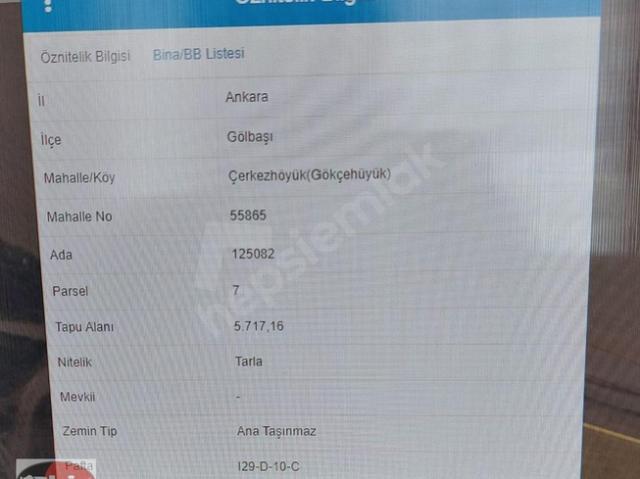 Gölbaşı, Gölbaşi içerisinde satılık Arsa
