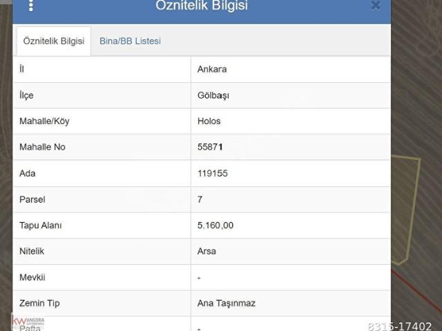 Gölbaşi, Ankara içerisinde satılık Arsa