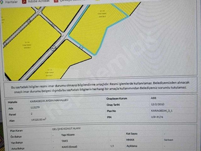 Gölbaşi, Ankara içerisinde satılık Arsa