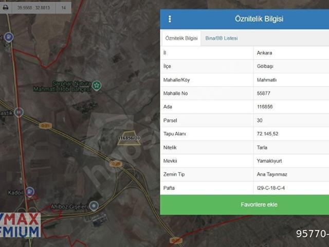 Gölbaşi, Ankara içerisinde satılık Arsa