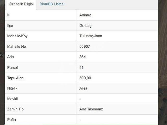Gölbaşi, Ankara içerisinde satılık Arsa