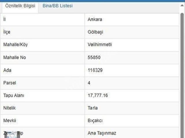 Gölbaşi, Ankara içerisinde satılık Arsa
