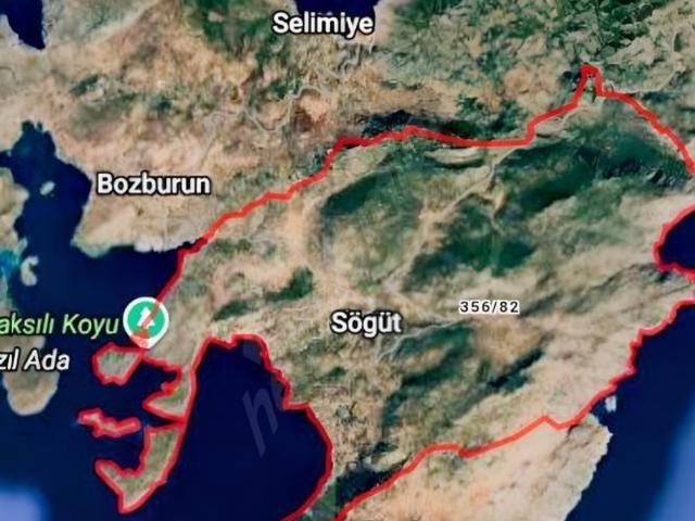 Söğüt, Marmaris içerisinde satılık Arsa