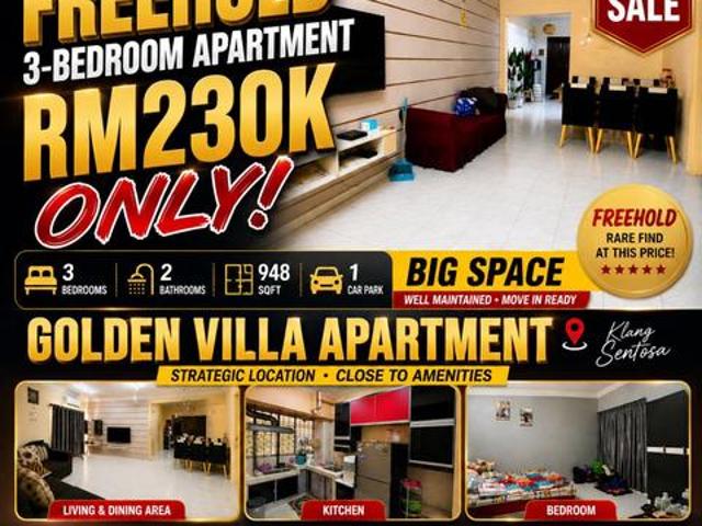 Apartment for sale in Port Klang, Selangor