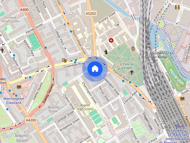 Apartment for rent in Somers Town, Greater London
