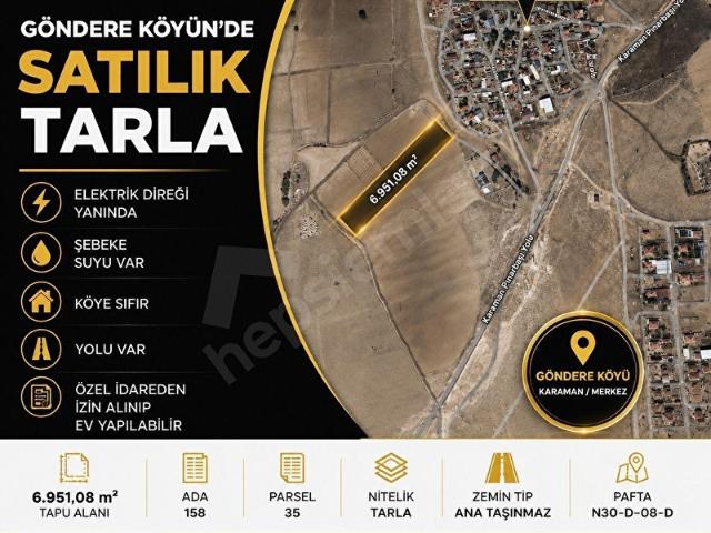Yazılı, Karaman Merkez içerisinde satılık Arsa
