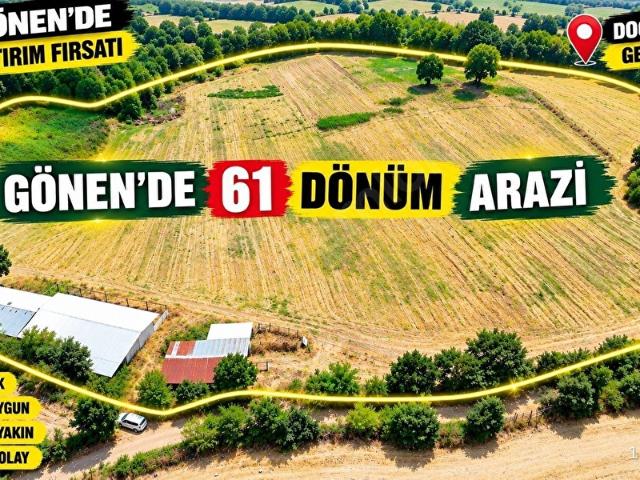 Sebepli, Gönen içerisinde satılık Arsa