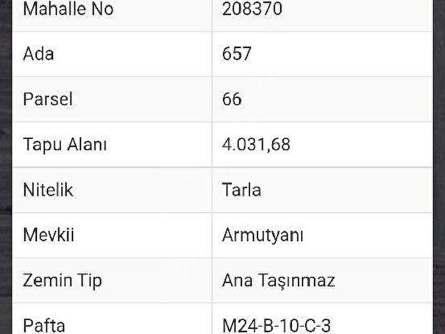 Gönen içerisinde satılık Arsa