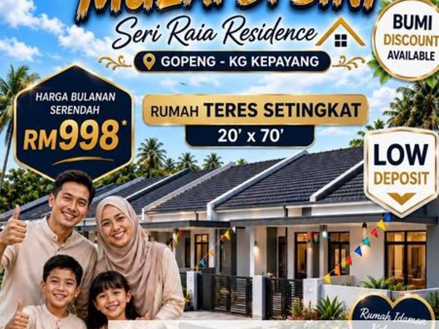 House for sale in Perak, Gopeng