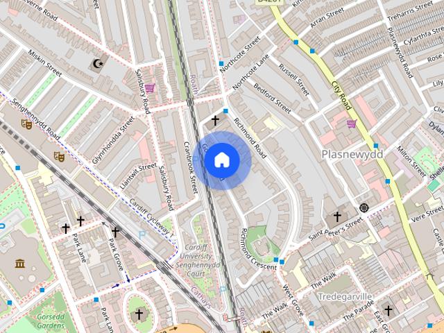 House for rent in Plasnewydd, Falcon Lodge