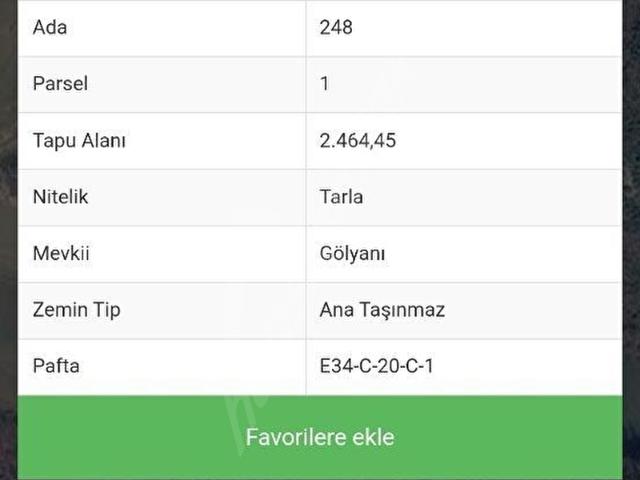 İnce, Alaçam içerisinde satılık Arsa