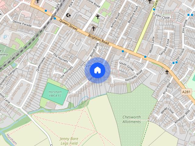 House for rent in New Town, Horsham