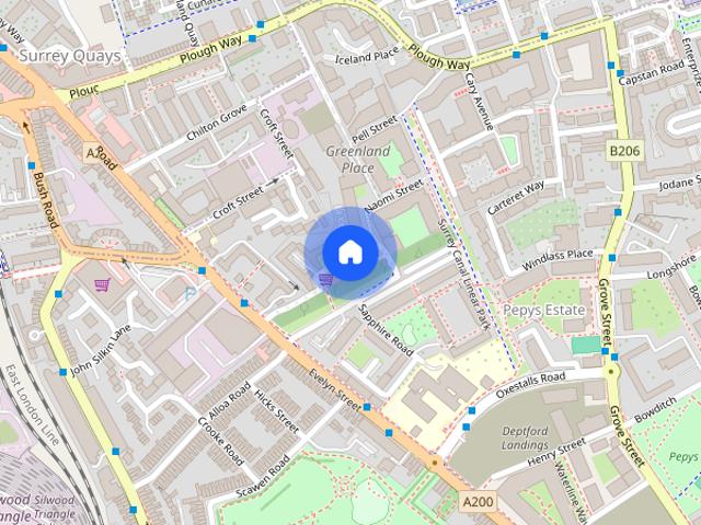 Apartment for rent in Greenland Place, Greater London