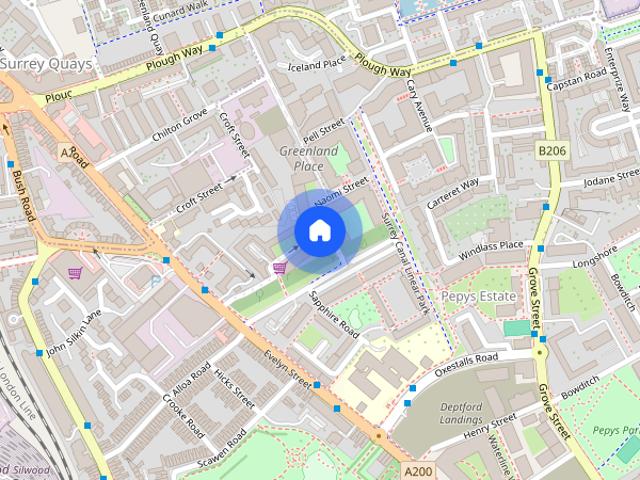 Apartment for rent in Greenland Place, Greater London