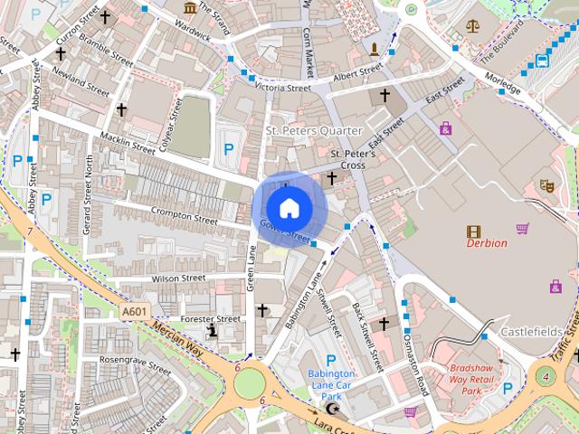 Apartment for rent in St. Peters Quarter, Derby