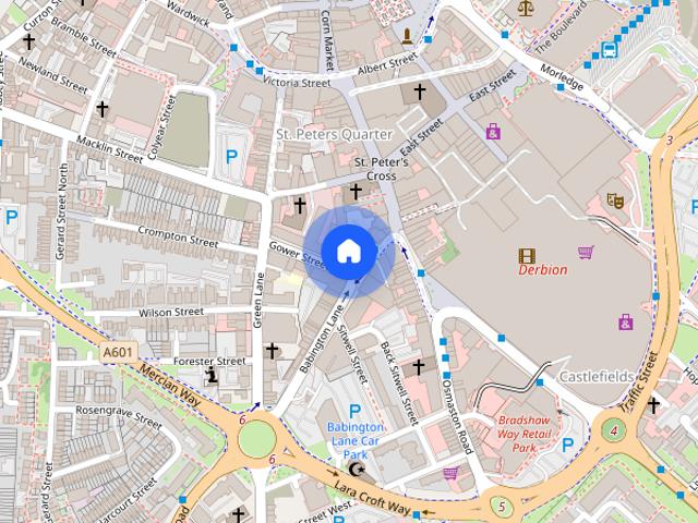 Apartment for rent in St. Peters Quarter, Derby