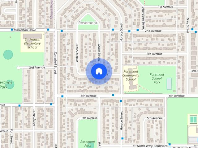 Townhouse for rent in Rosemont, Regina