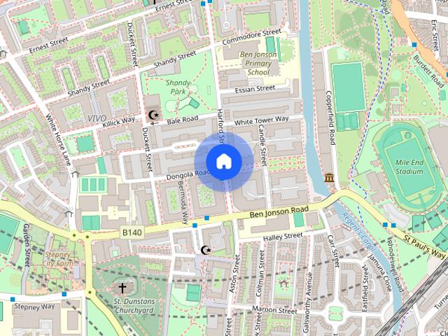 Apartment for rent in Ocean Estate, Limehouse