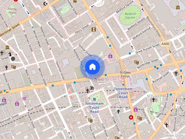 Apartment for rent in Fitzrovia, Greater London