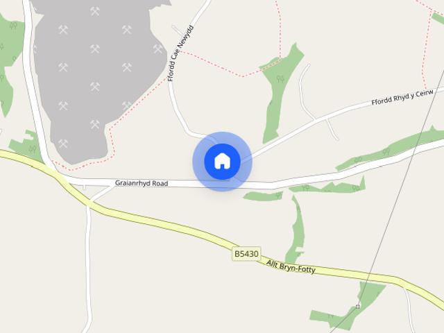House for rent in Graianrhyd, Denbighshire