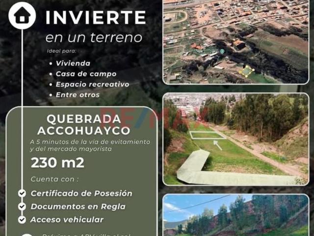 Terreno venta en San Jeronimo, Cusco