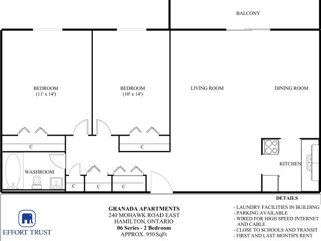 Apartment for rent in Ancaster, Ontario