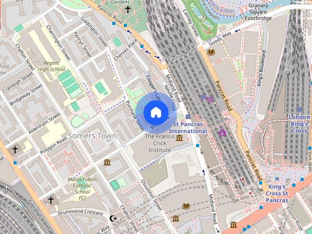 Apartment for rent in Somers Town, Greater London