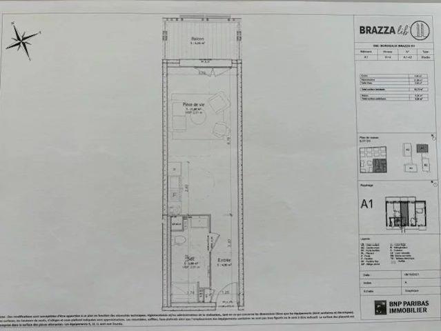 Studio location à Hameau de Lissandre, Cenon