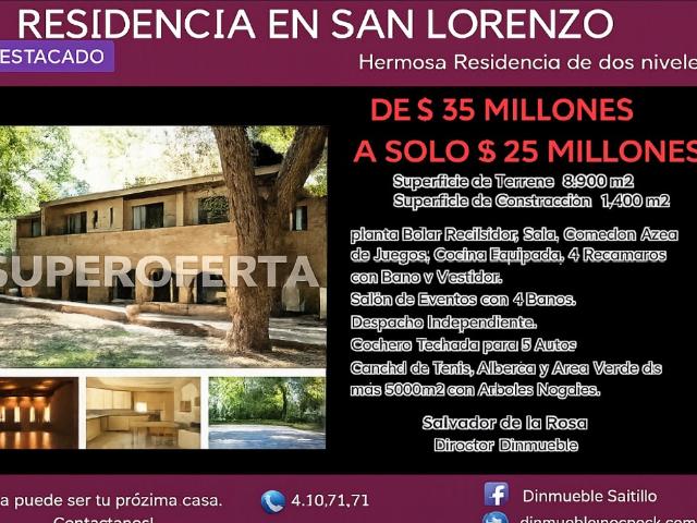 Casa en venta en Saltillo, Coahuila