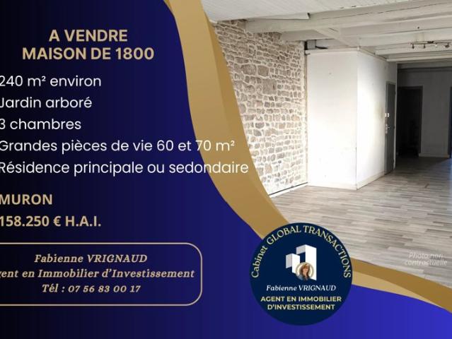 Maison vente à Rochefort, Muron