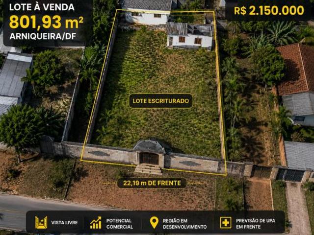 Terreno venda em Vila Areal, Arniqueira