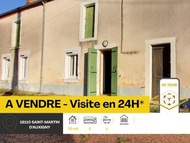 Maison vente à Bourges, Saint-martin-d'auxigny