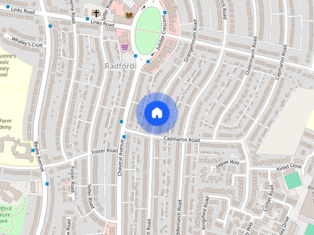 House for rent in Radford, West Midlands