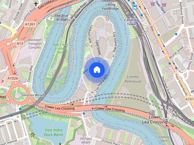 Apartment for rent in London City Island, Blackwall