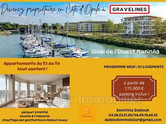 Appartement vente à Dunkerque, Gravelines
