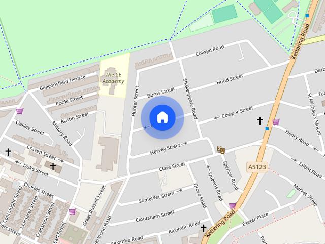 Apartment for rent in Northampton, Semilong