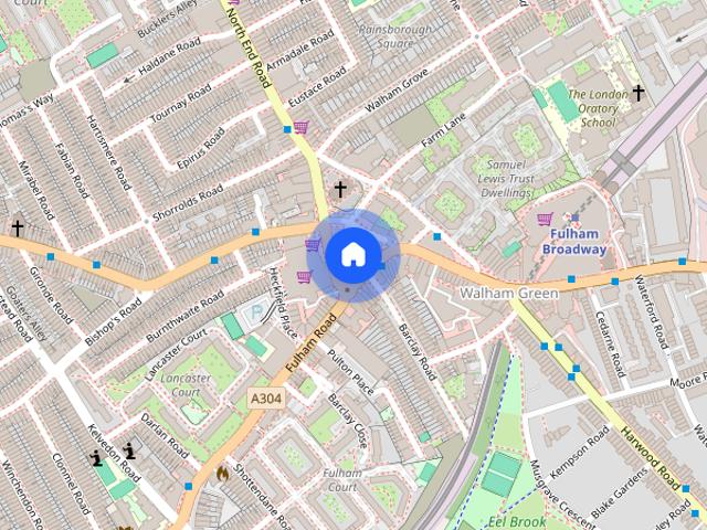 Apartment for rent in Walham Green, Greater London