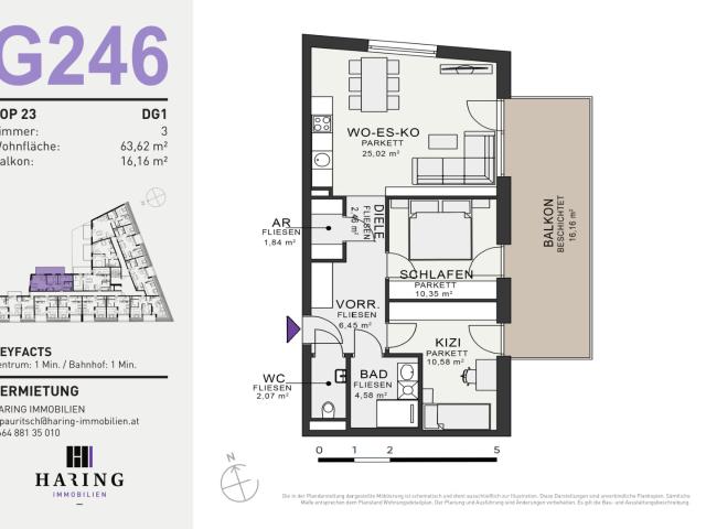 Apartment mieten in Freidorf an der Laßnitz, Frauental