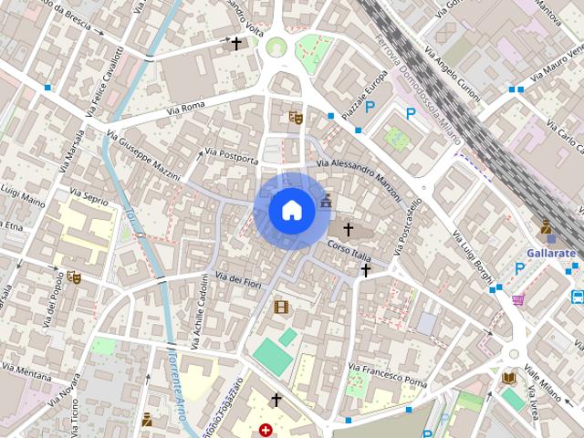 Appartamento in affitto a Centro, Gallarate