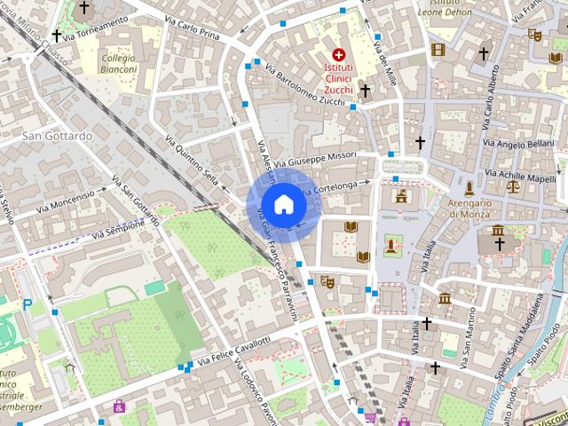Appartamento in affitto a Centro, Monza